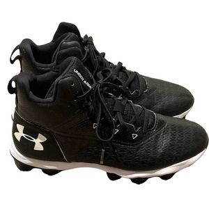 Under Armour Hammer Mid cleats Lacrosse Football size 6